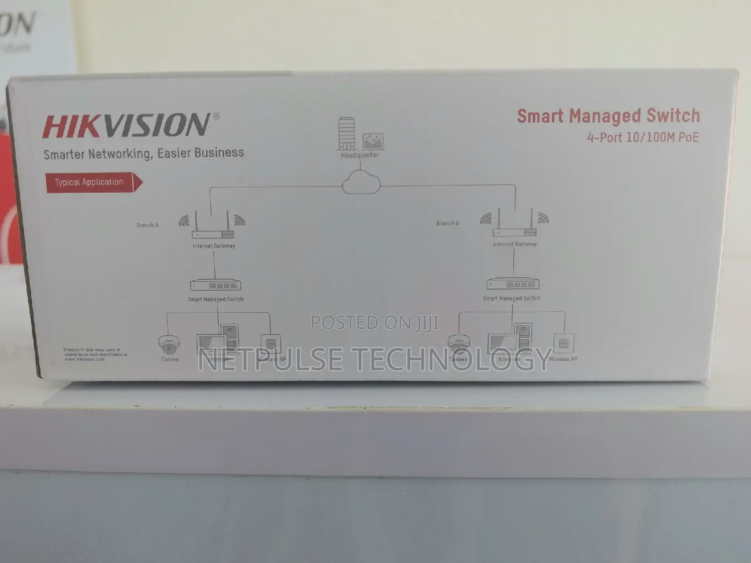 Hikvision Smart Managed 4-Port Poe Switch - Ds-381105p-E