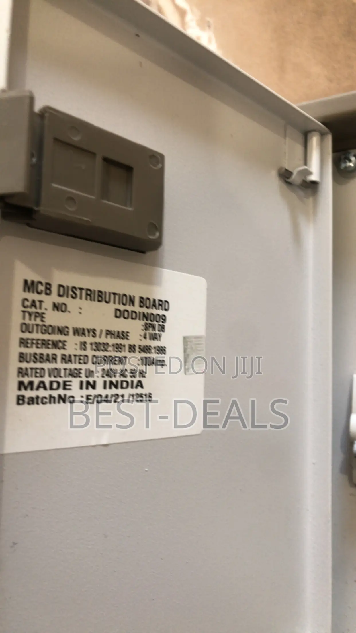 Havels 4 Way Single Phase Distribution Board