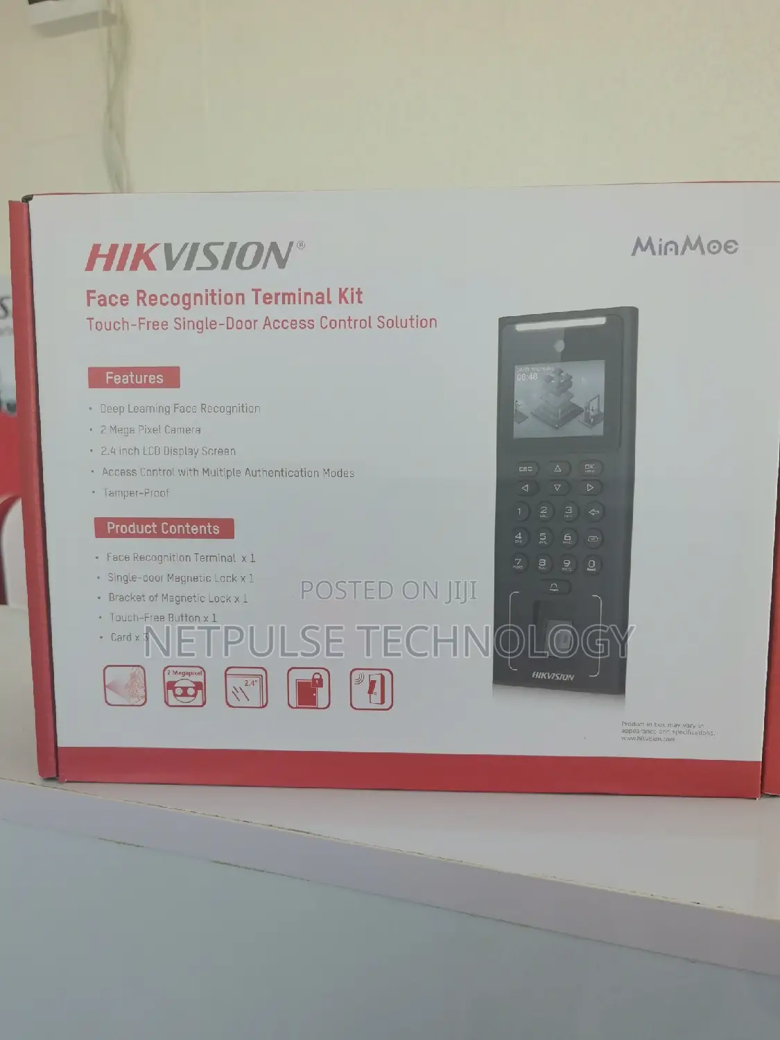 Hikvision Face Recognition Access Control Kit - Ds-Kas321