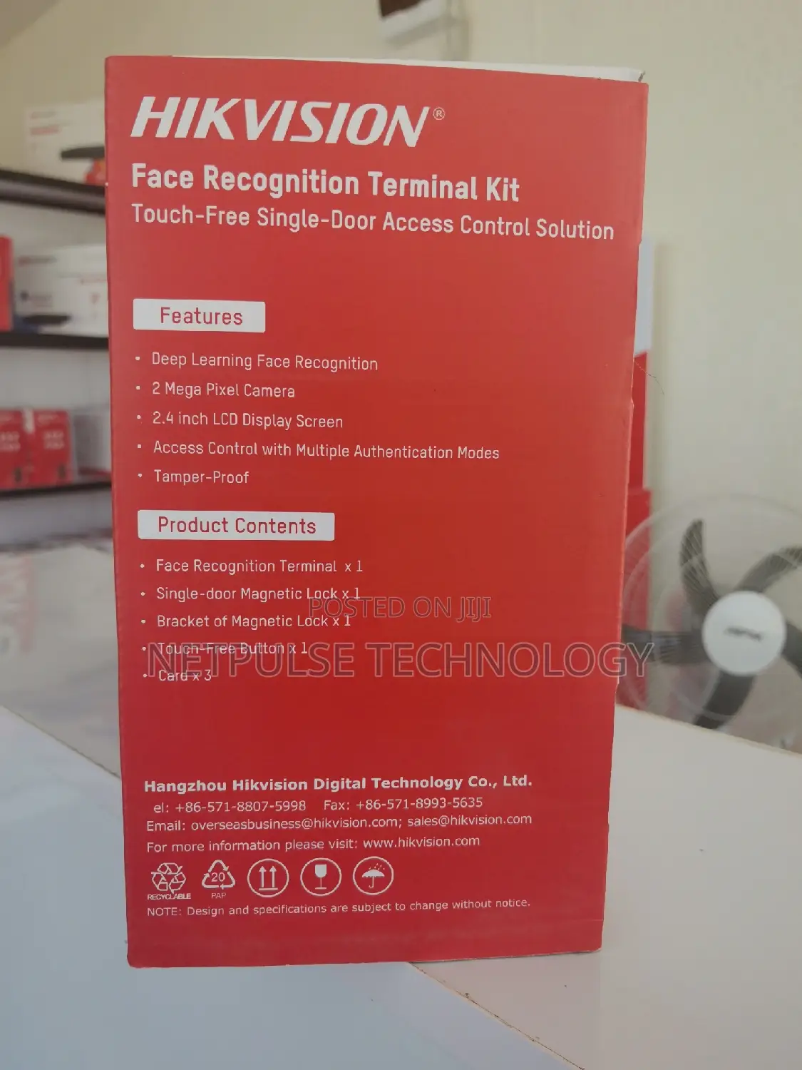 Hikvision Face Recognition Access Control Kit - Ds-Kas321
