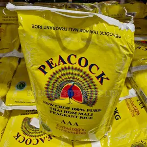 Peacock Rice 10kg Thai Fragrant Rice 100% Pure ,Uk