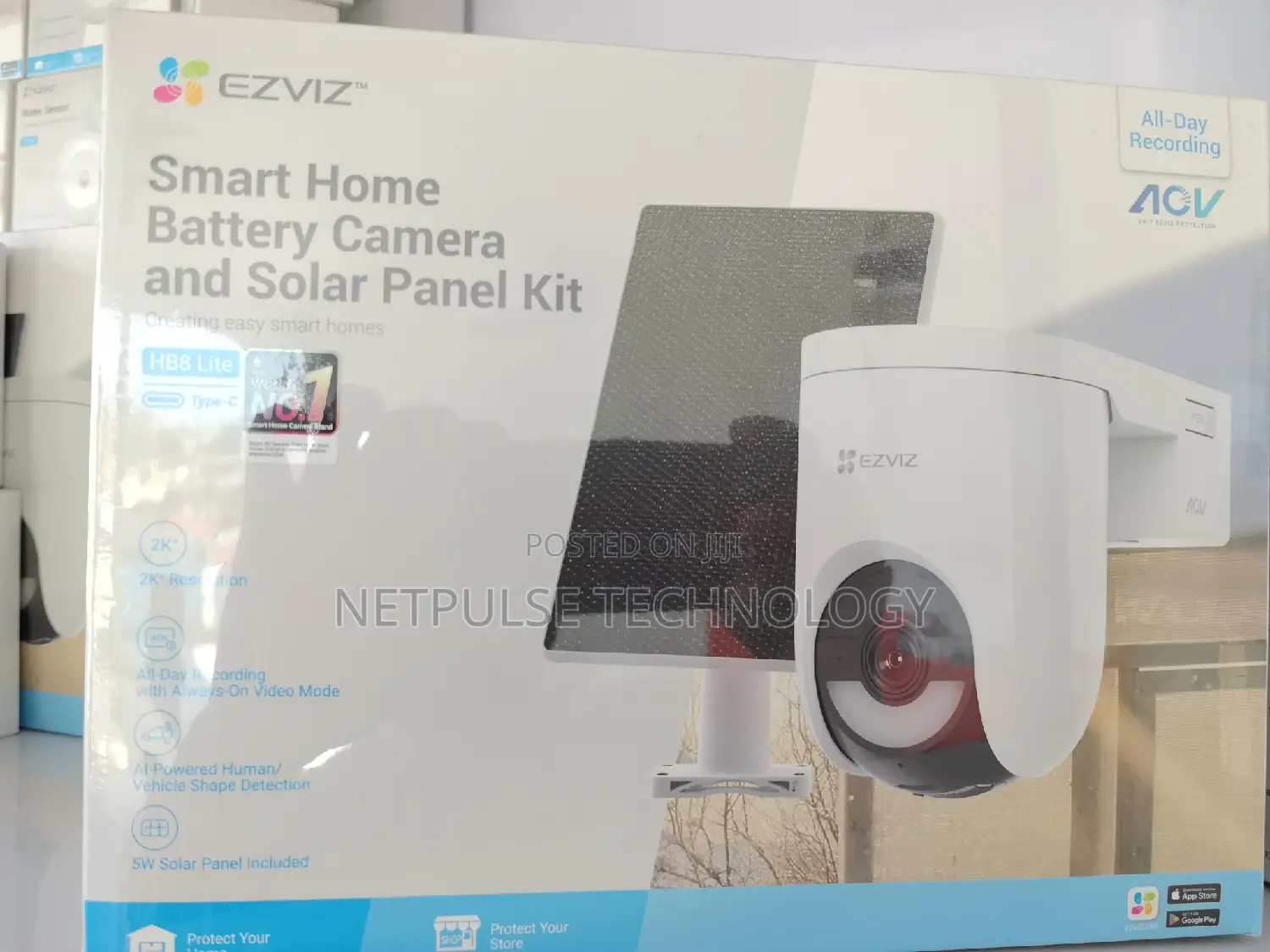 Ezviz Wifi Camera With Battery With Solar - Cs-Hb8c/Sp