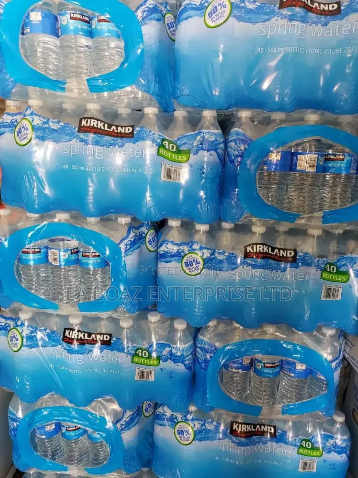 Kirkland Spring Water 500ml , 40 Bottled Pack