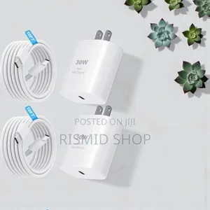 Original iPhone 15 Pro Max Charger (White) (525226)