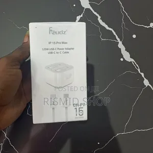 Original White 15 Pro Max Charger (525229)