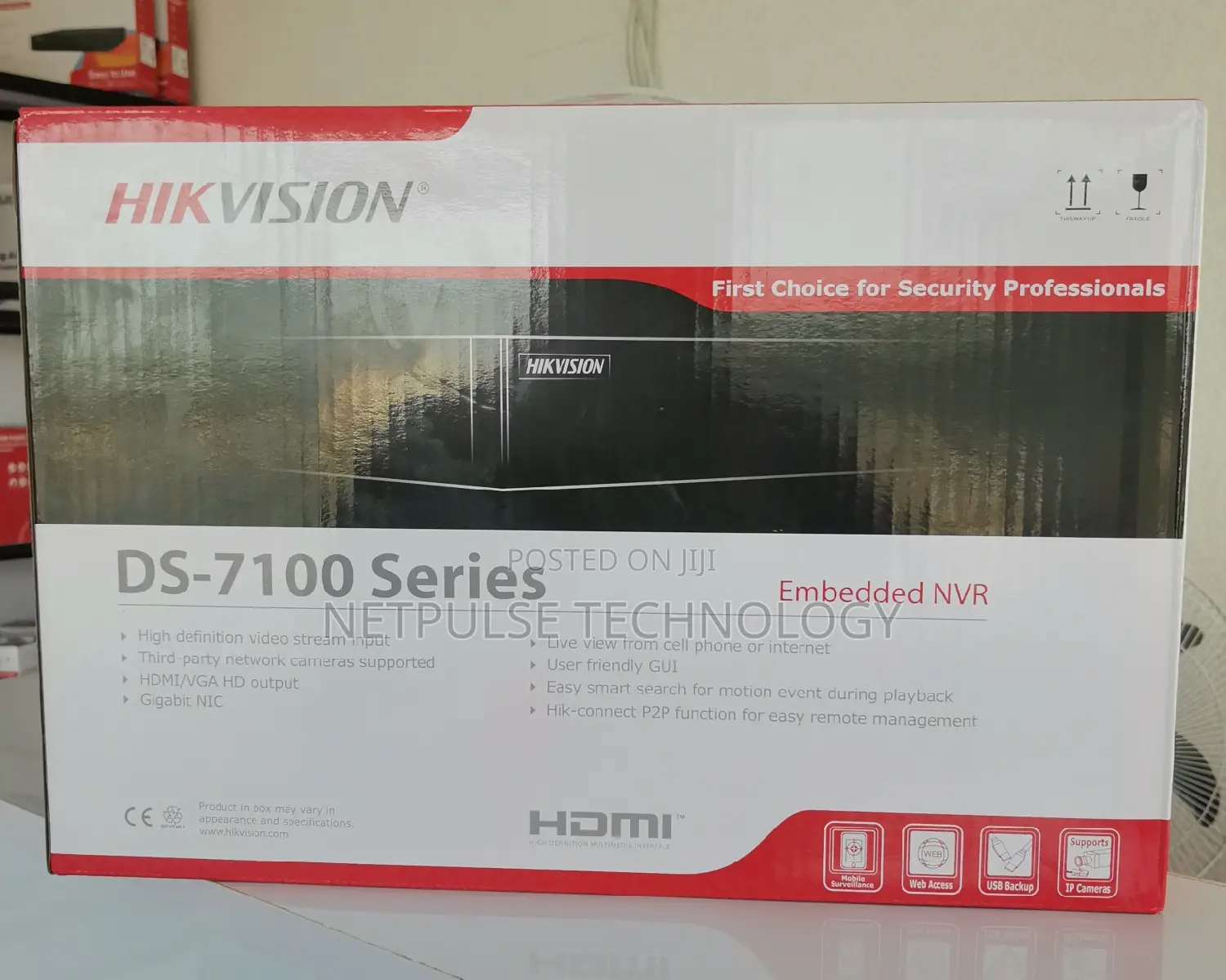Hikvision 8-Channel NVR (Network Video Recorder) - Ds-7108ni-Q1/8p/M