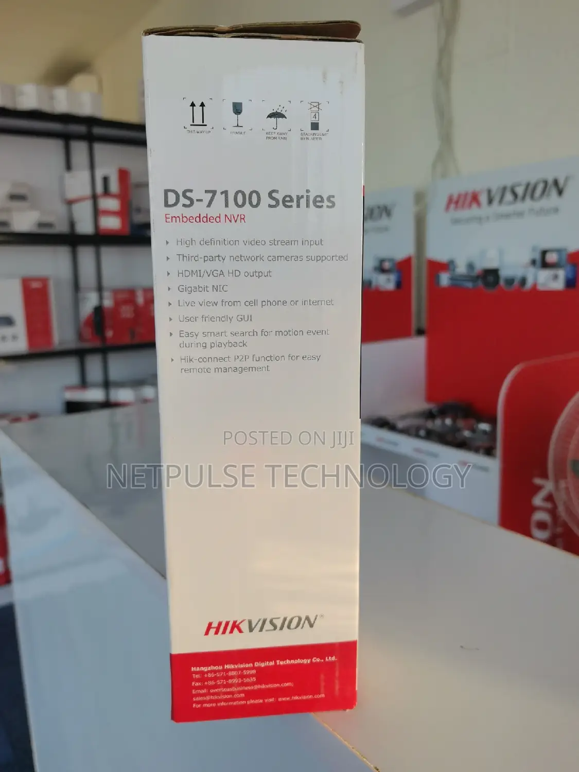 Hikvision 8-Channel NVR (Network Video Recorder) - Ds-7108ni-Q1/8p/M
