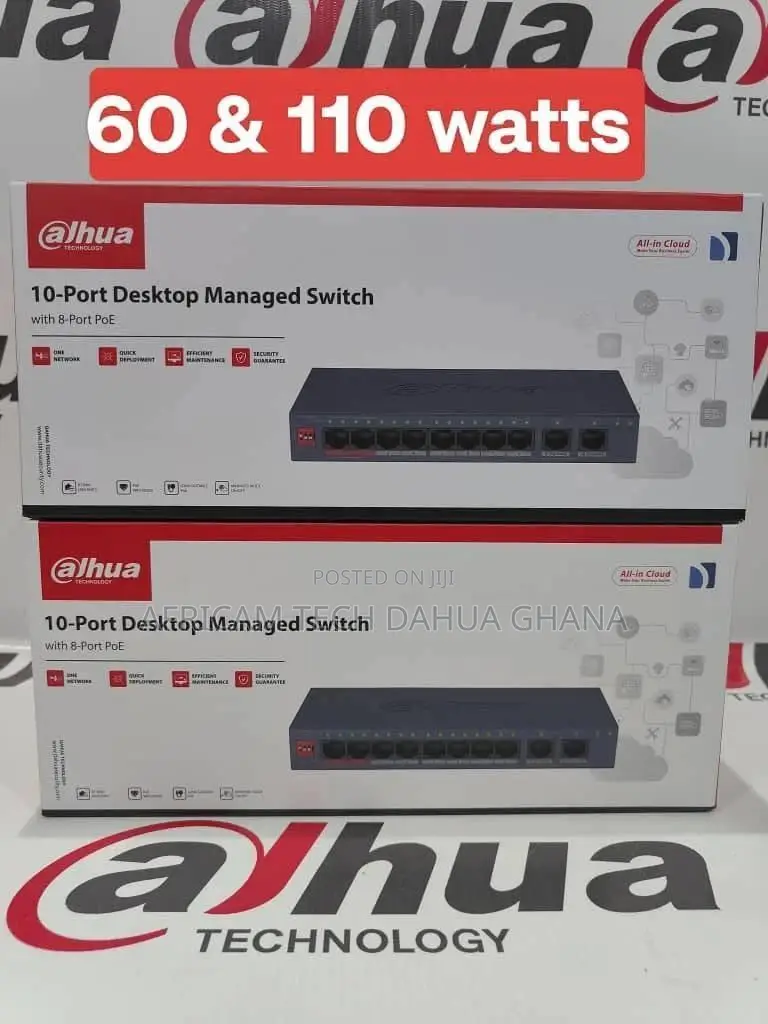 Dahua 10 Port Desktop Managed Switch