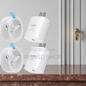 Original White iPhone 15 Pro Max Charger (252525)