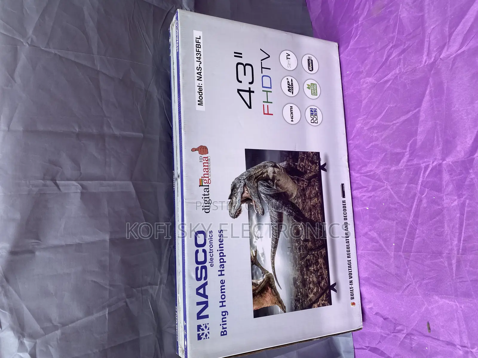 Nasco 43inch Led FHD Digital Satellite Tv