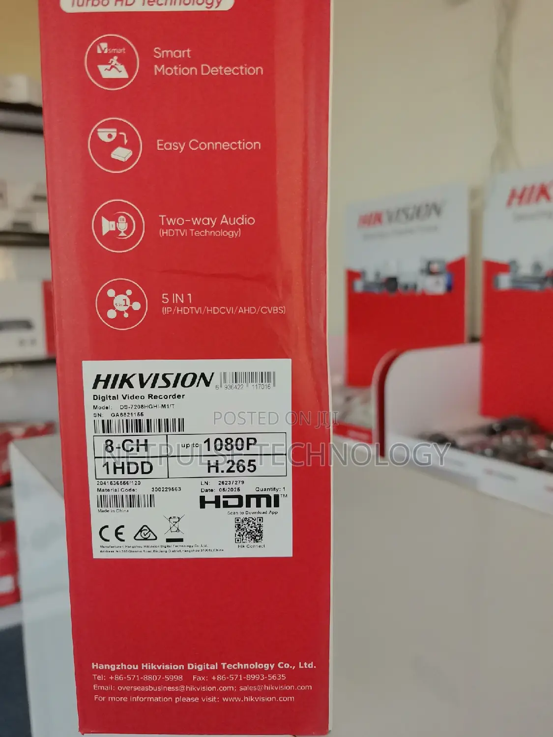 Hikvision 8-Channel Hybrid DVR - Ds-7208hghi-M1/T