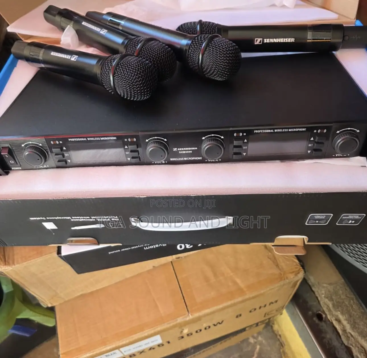 Sennheiser Skm 9800 Wireless Microphone Set