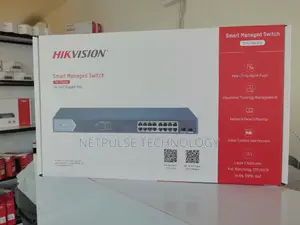 Hikvision 16-Port Gigabit Smart Managed Poe Switch - Ds-3e1518p-Si