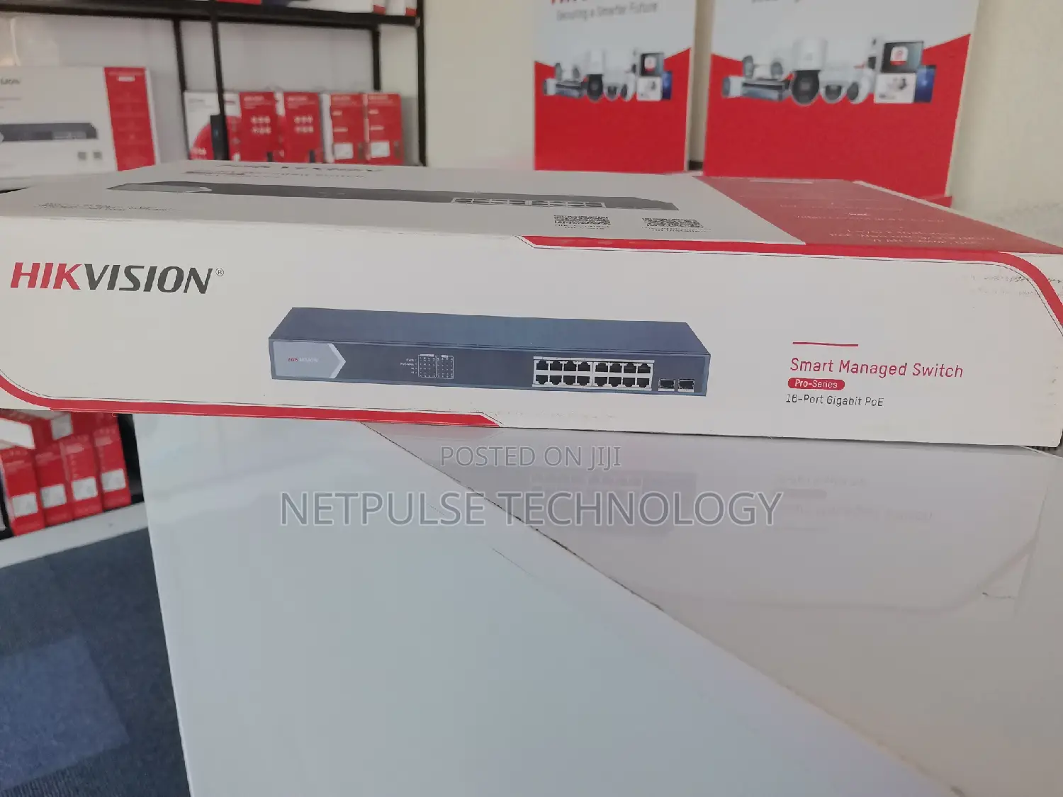 Hikvision 16-Port Gigabit Smart Managed Poe Switch - Ds-3e1518p-Si