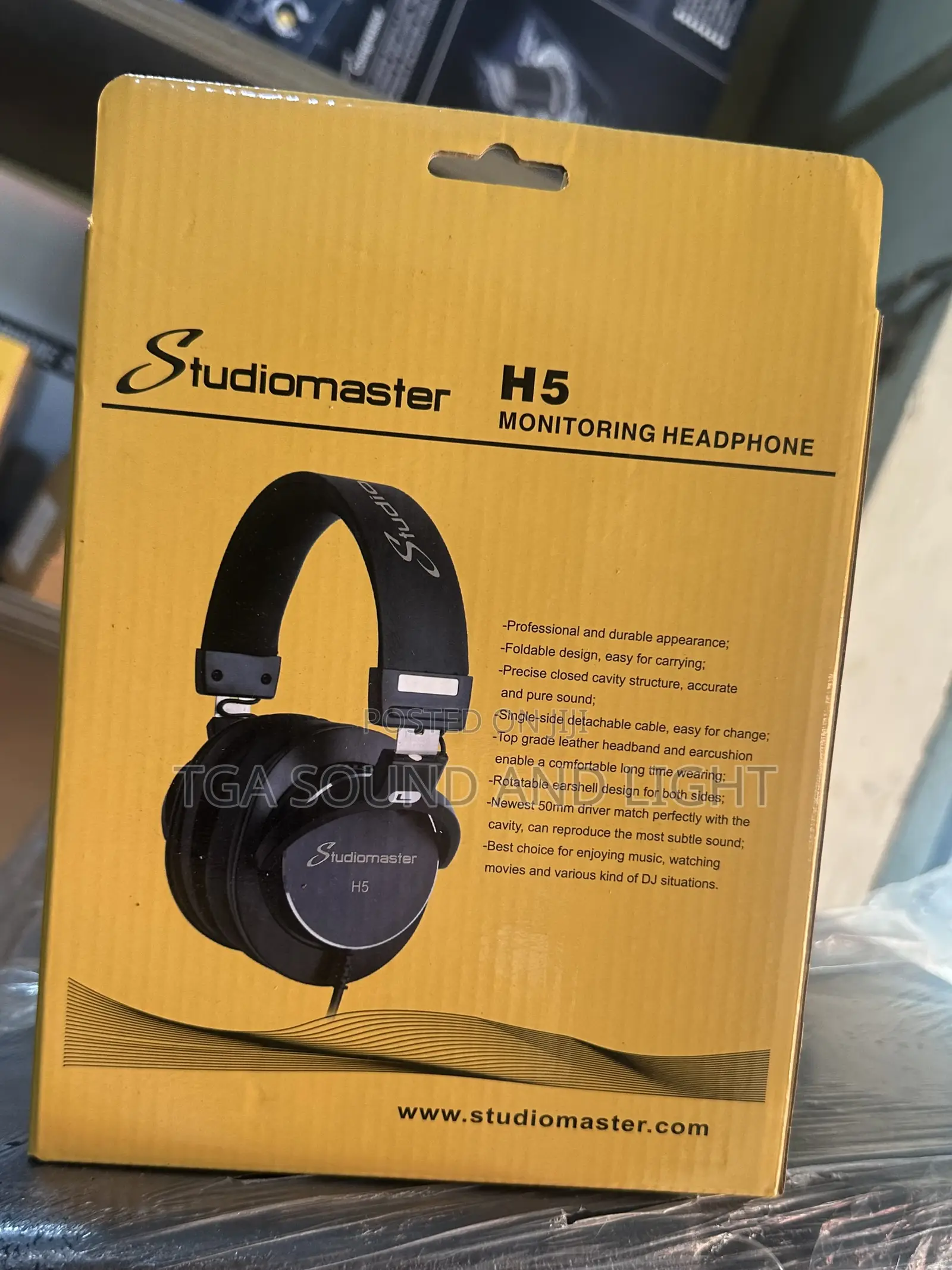 Studiomaster H5 Studio Headphones