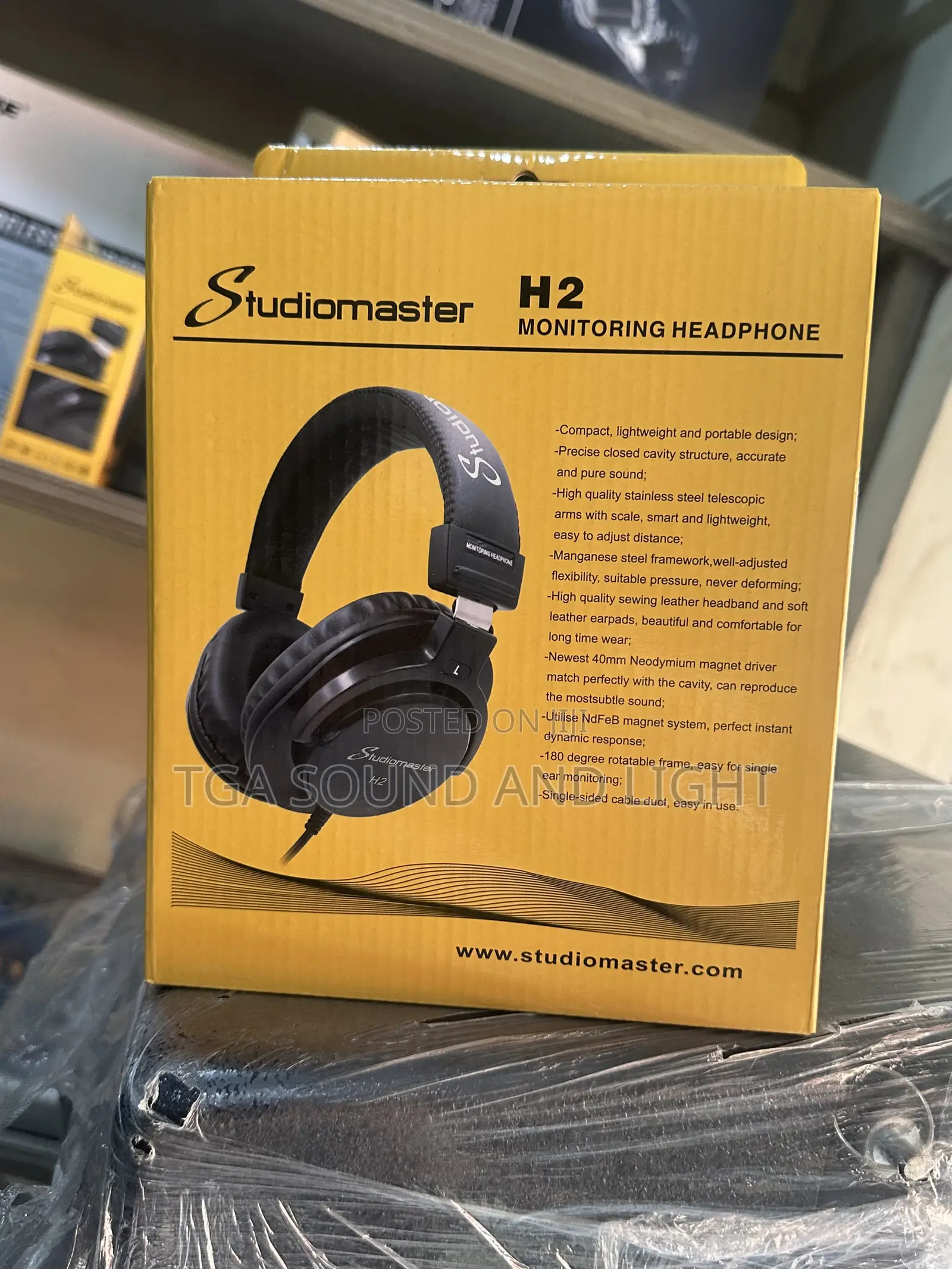 Studiomaster H5 Studio Headphones