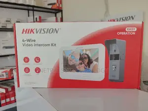 Hikvision 4- Wire Video Intercom Kit - Ds-Kis203t