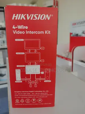Hikvision 4- Wire Video Intercom Kit - Ds-Kis203t