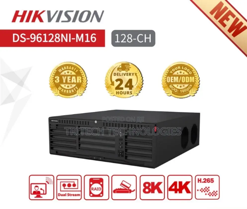 Hikvision Ds-96128ni-M16 128ch 3u NVR