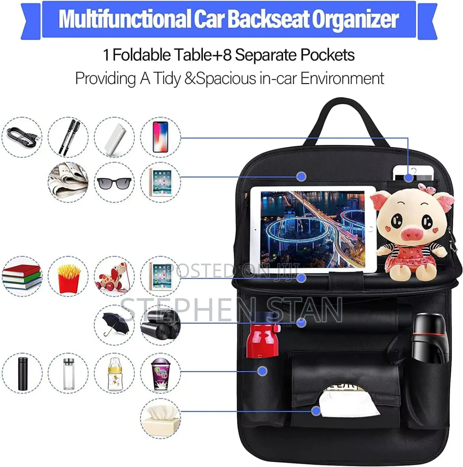 Car Multifunctional Backseat Organiser