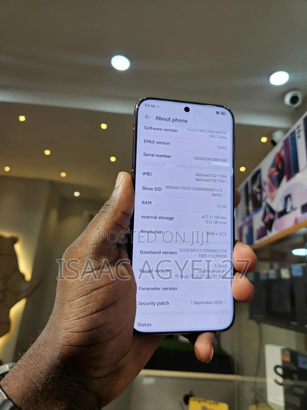 New Huawei Pura 80 Pro 512 GB
