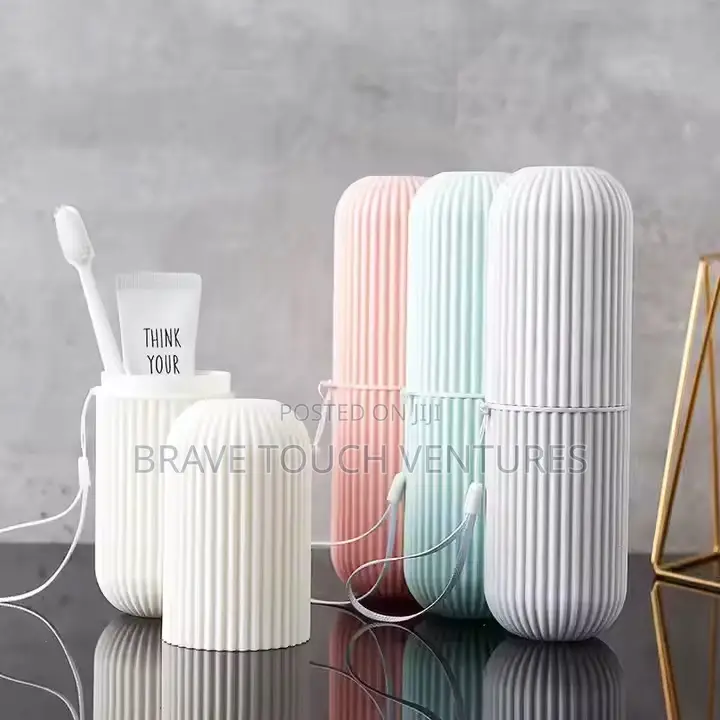 Toothbrush and Paste Cup Storage Holder 2 Pieces