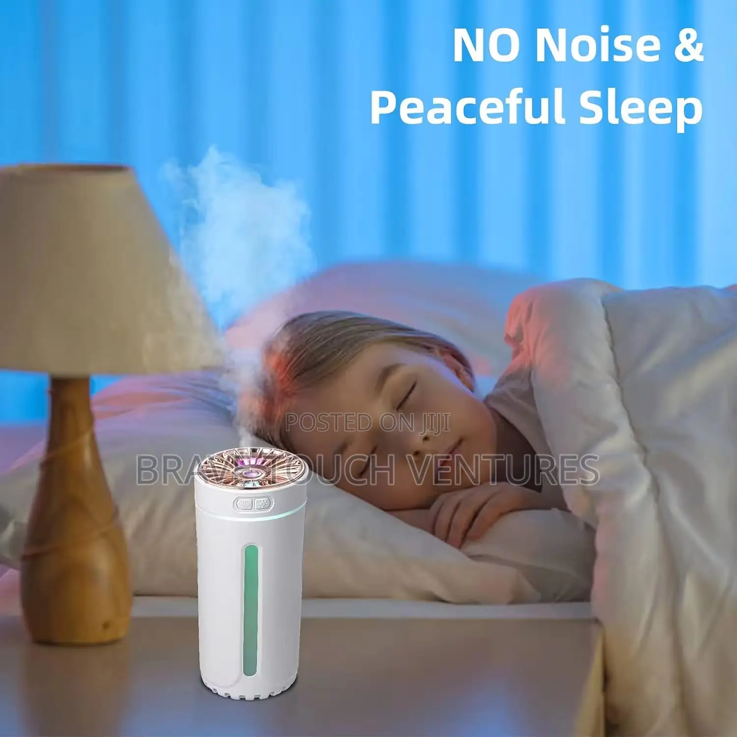 300ml Rechargeable Ultrasonic Humidifier Diffuser Air Freshener Mist