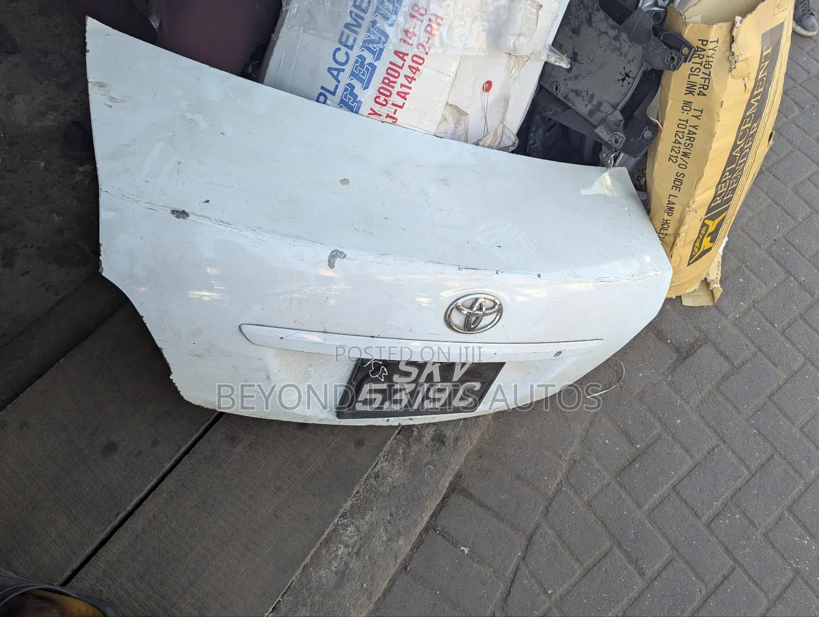 Toyota Yaris or Belta 2007,2008,2009,2010,2011 Boot