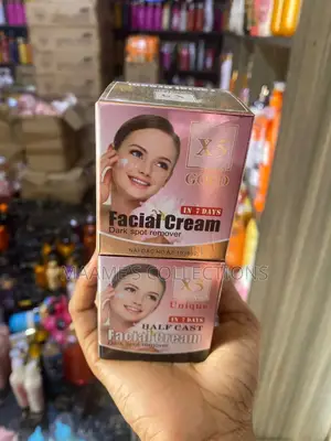 X5 Gold Facial Cream and X5 Unique Half Cast Facial Cream