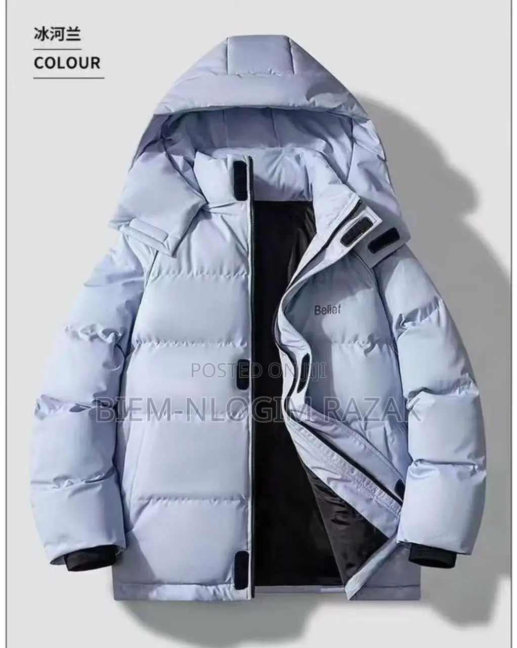Original Hooded Plain Winter Jacket Available In Stock