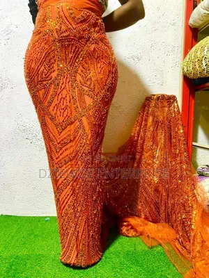 Quality Beaded Lace Fabric