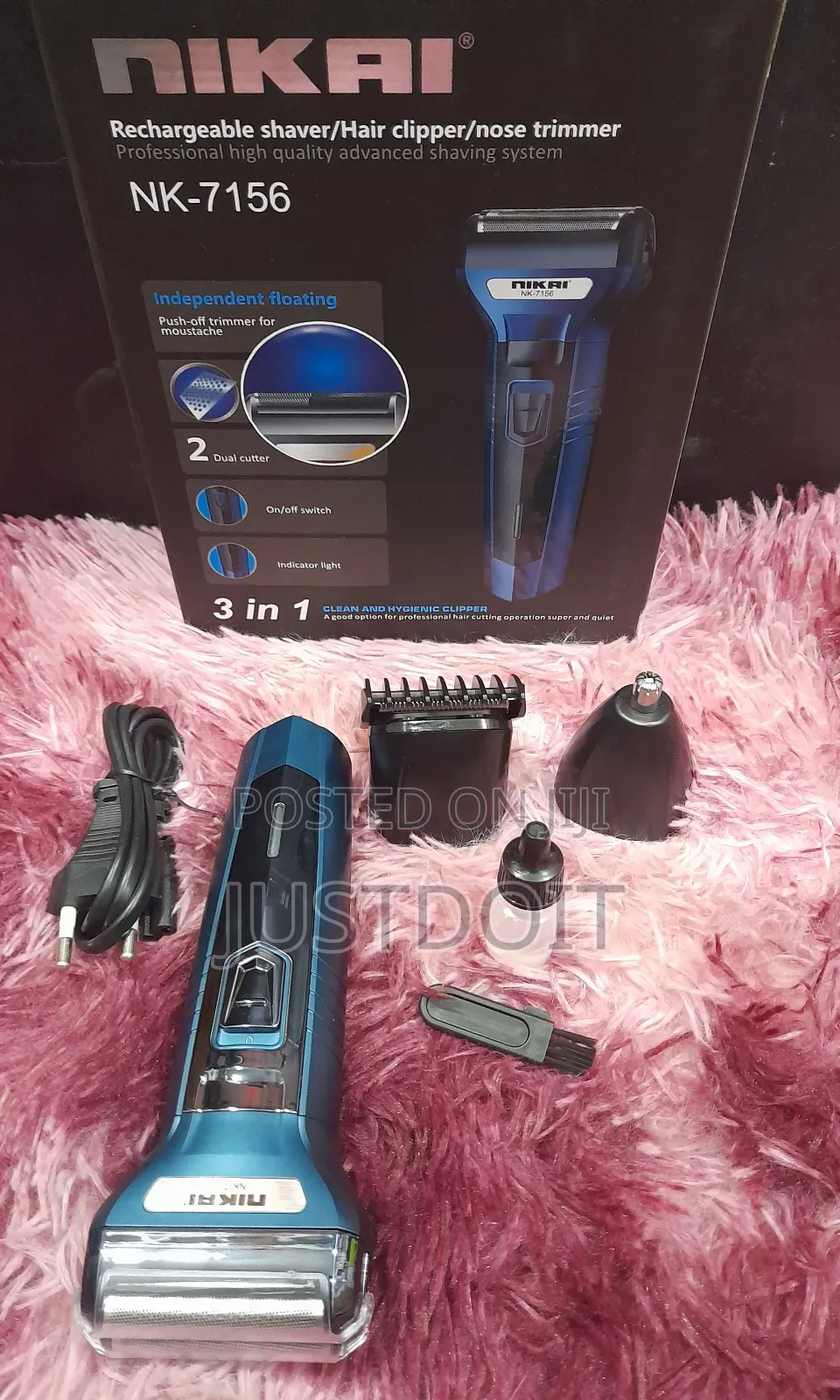 Nikai 3 in 1 Rechargeable Trimmer