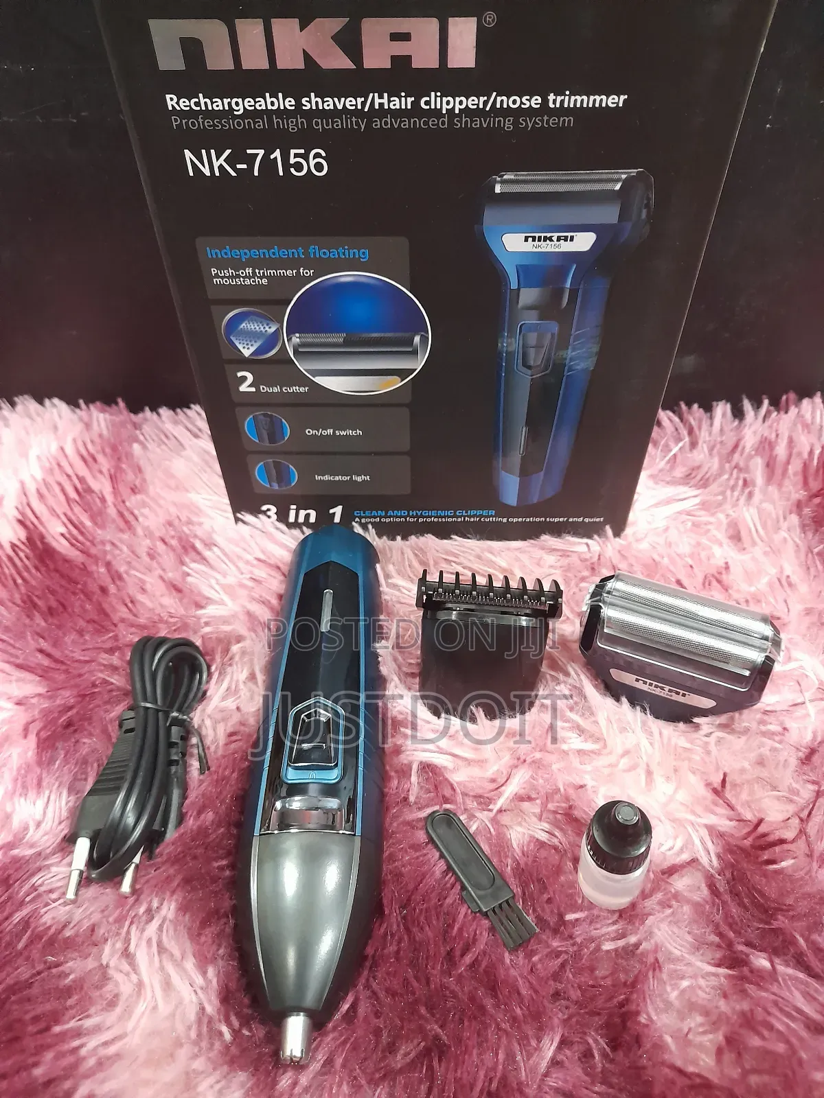 Nikai 3 in 1 Rechargeable Trimmer