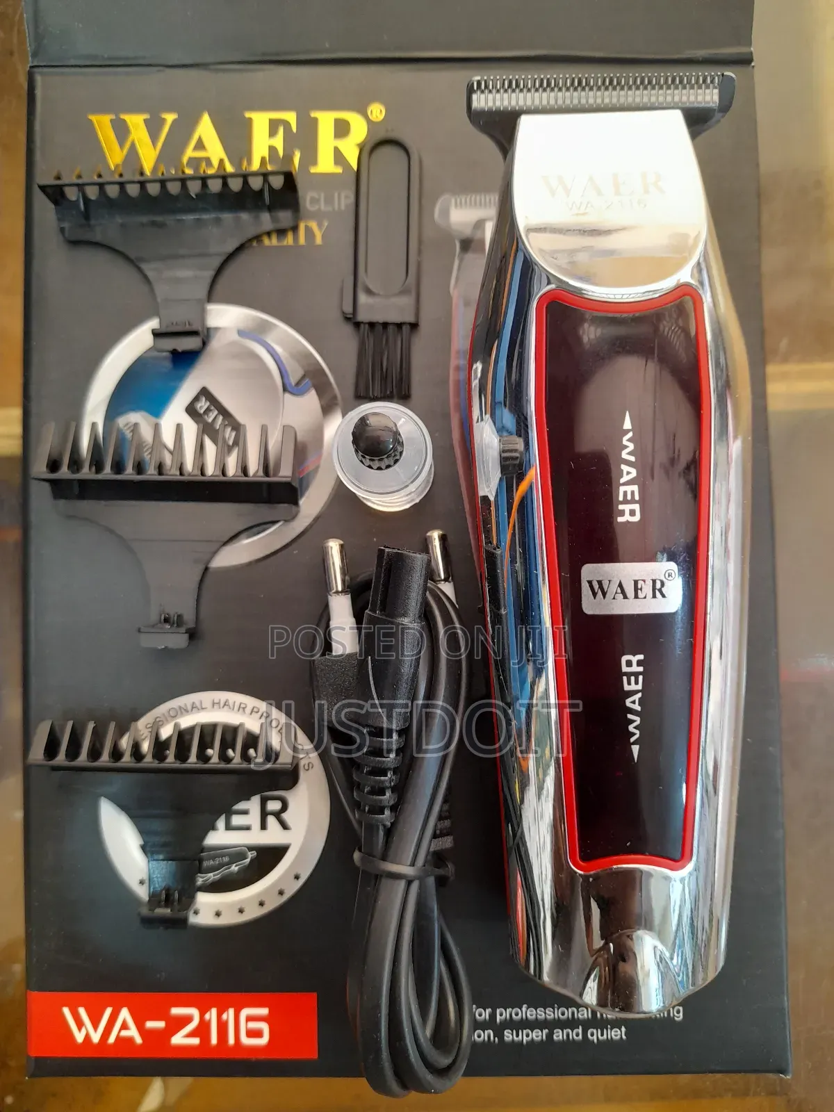 Waer 2116 Rechargeable Professional Clipper