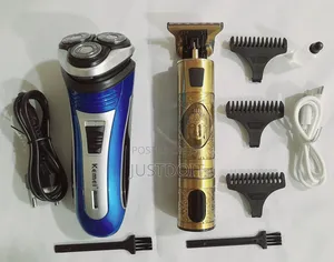 Waer 08221 Shaver + Kemei Rechargeable Smoothener
