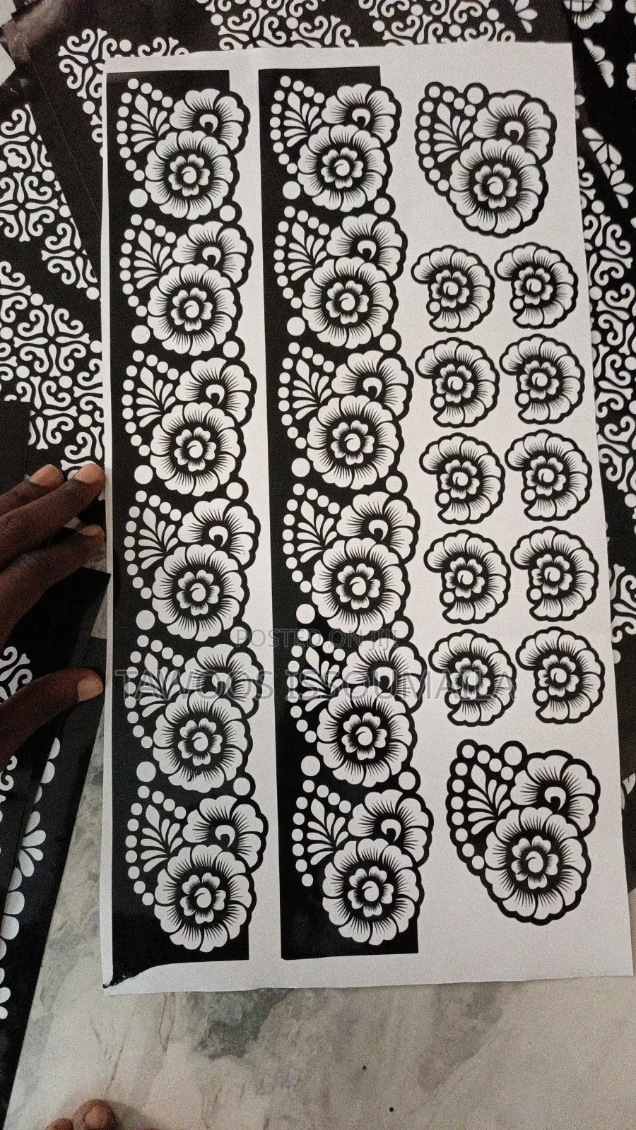 Henna Stickers