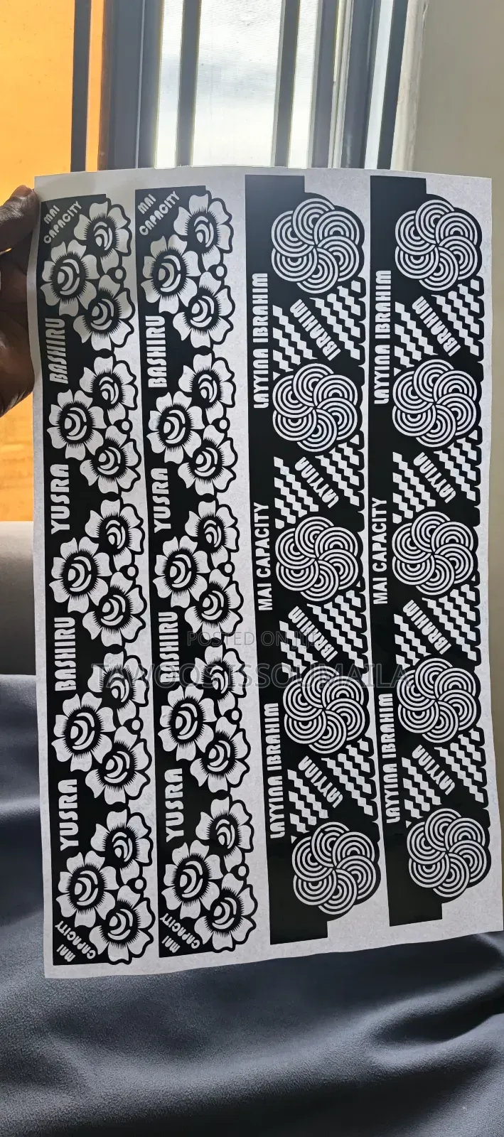Henna Stickers