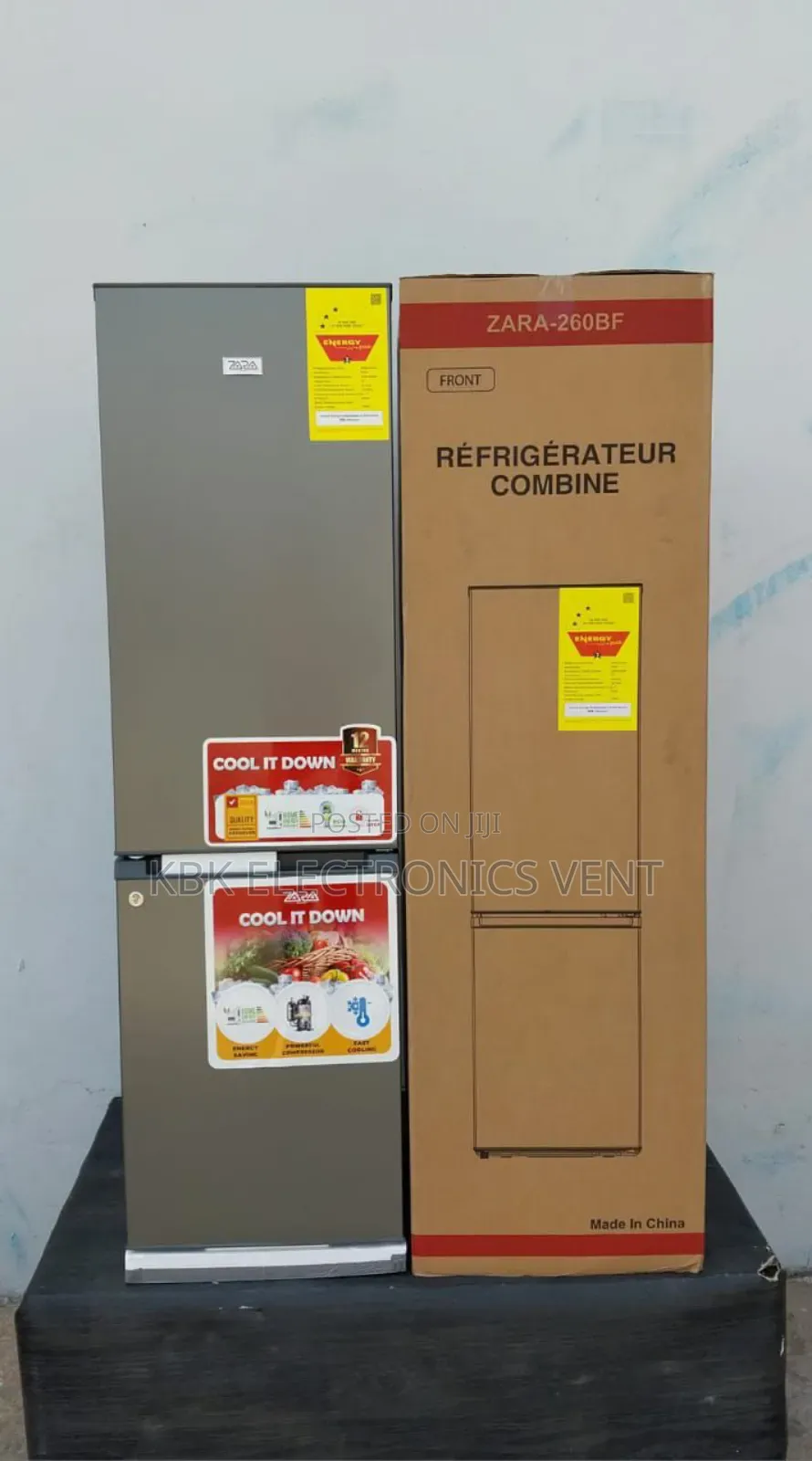 Zara 160ltr Double Door Refrigerator Bottom Freezer