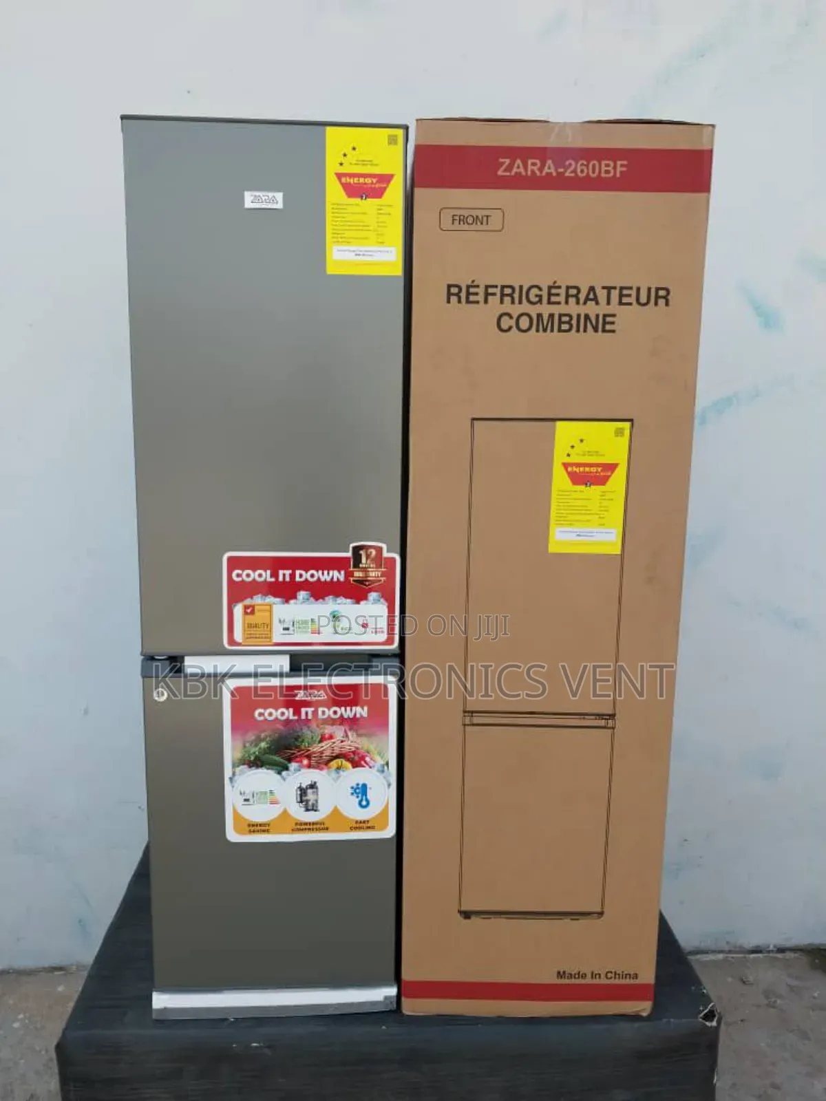 Zara 160ltr Double Door Refrigerator Bottom Freezer