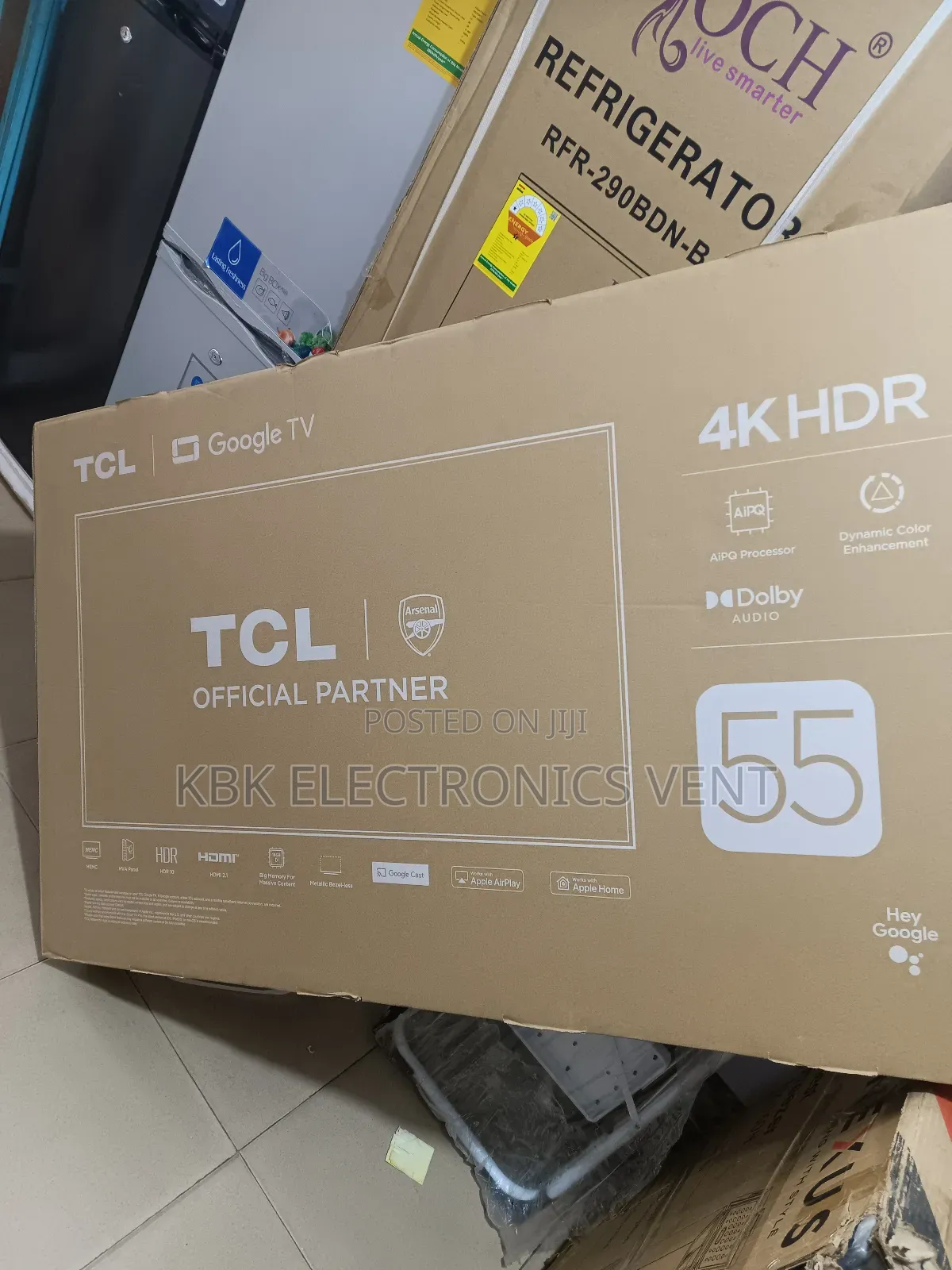 Black Friday Deal TCL 55"(55p6k) Smart HDR Uhd Satellite Led Tv