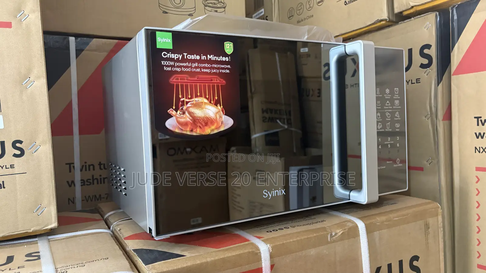 Syinix Microwave Oven With Grill 25l