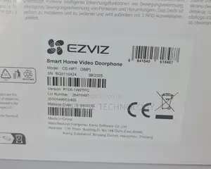 Ezviz Smart Home Video Door Phone - Cs-Hp7 (3mp)