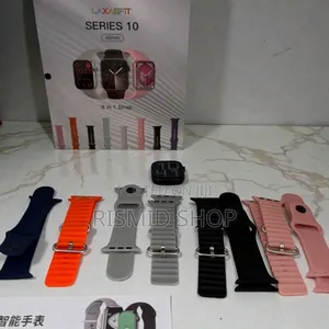 Laxasfit Series 10 Smartwatch With 8 Straps (432446)