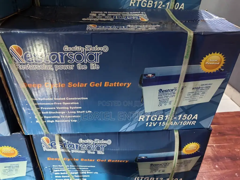 Solar Gel Battery 150a (10hrs)