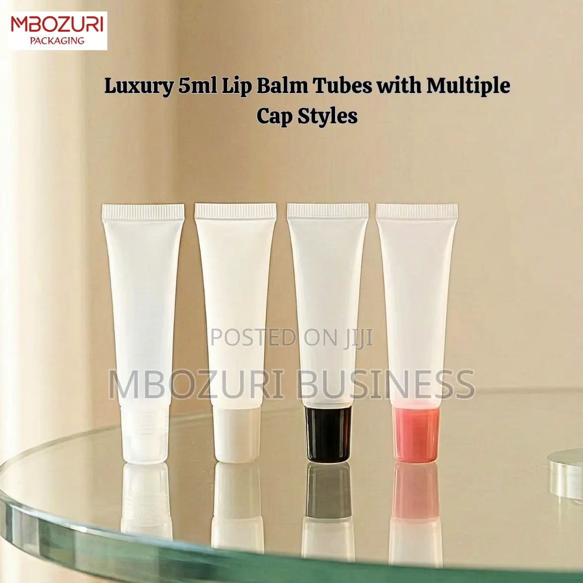 Luxury 5ml Lip Balm Tubes