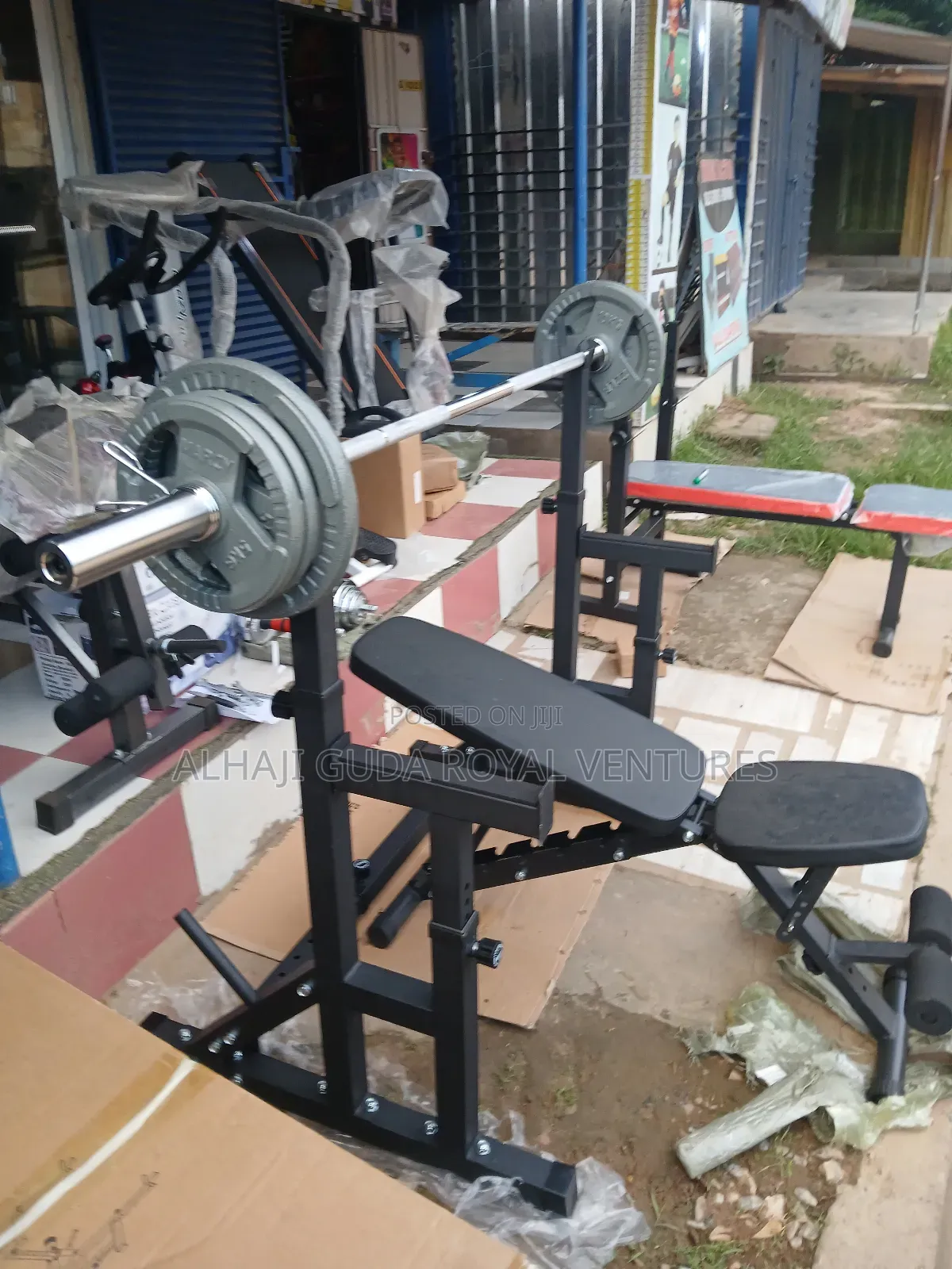 Commercial Bench Press With 50kg Weight
