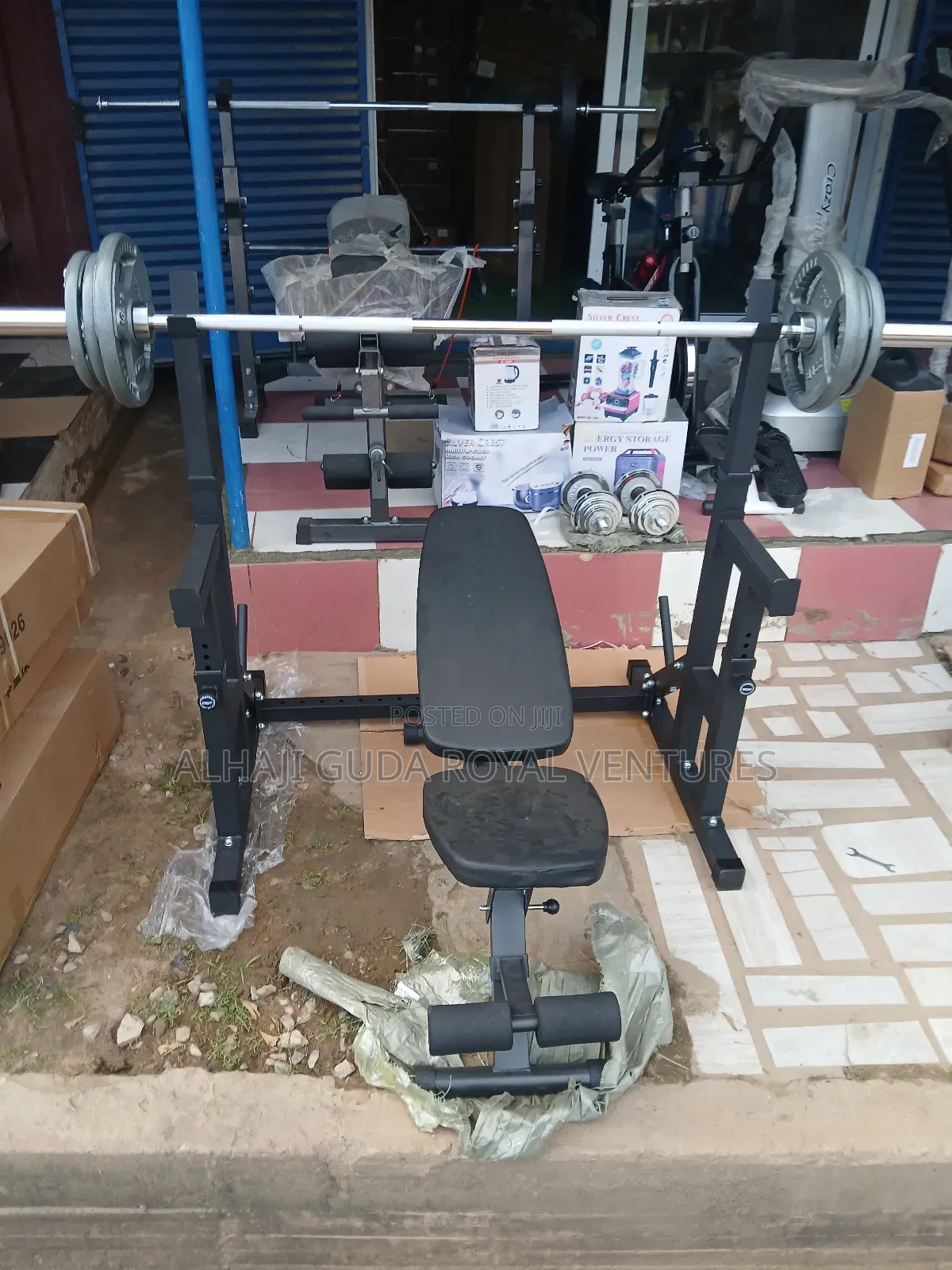 Commercial Bench Press With 50kg Weight