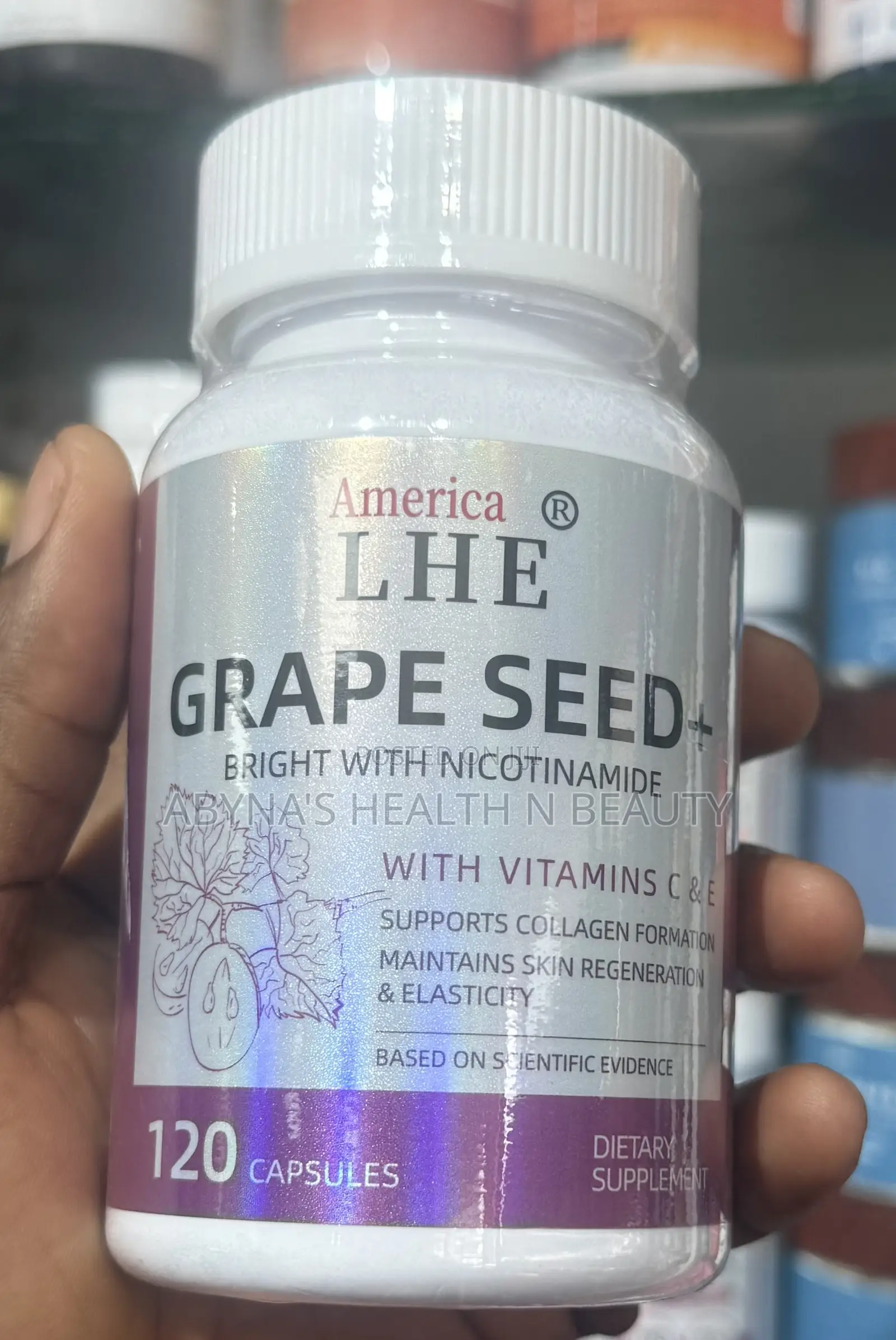 Grape Seed With Nicotinamide ,C ,And E