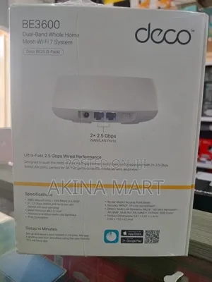 Tp Link Deco Be3600 Dual Band Whole Home Wifi 7 Mesh System