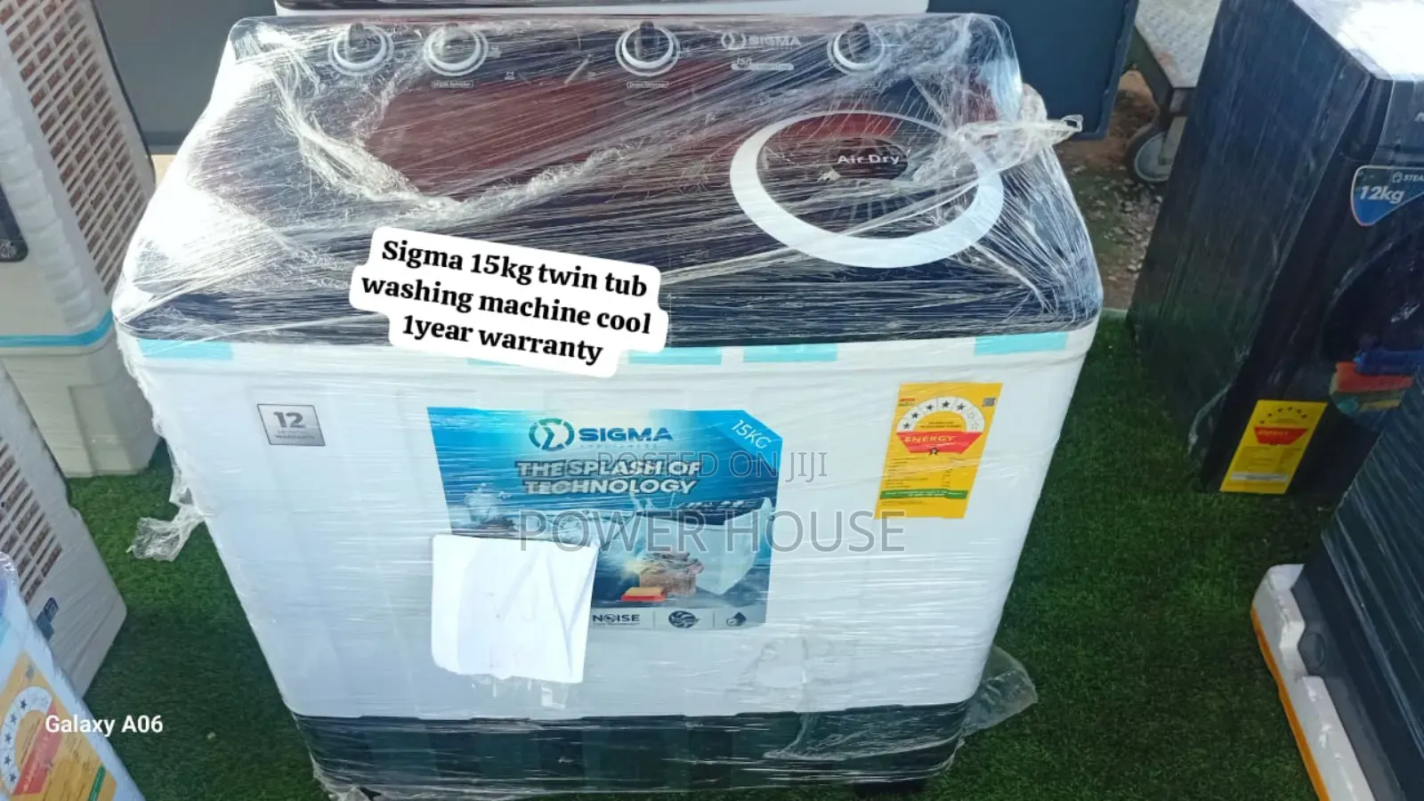Sigma 15kg Double Tub Washing Machine